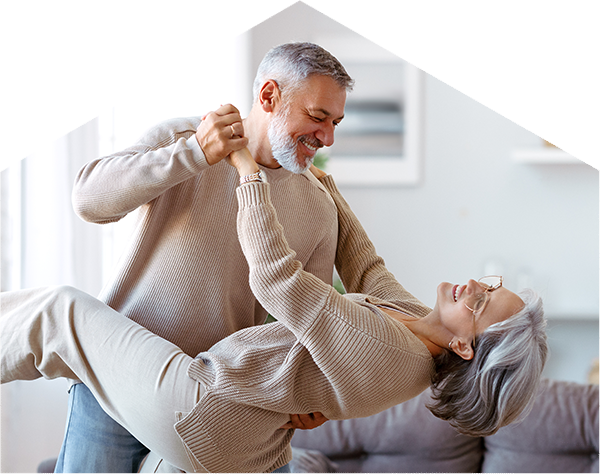 couple retraité heureux